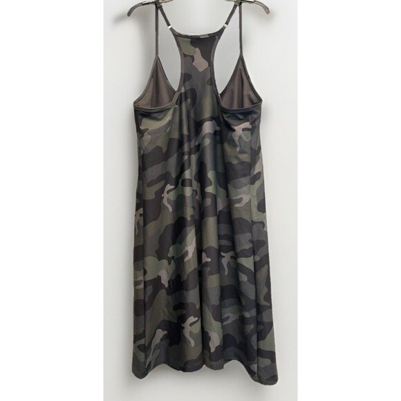 Old Navy Power Soft Performance Racer Back Mini Dress Camo Sz L - Picture 5 of 7